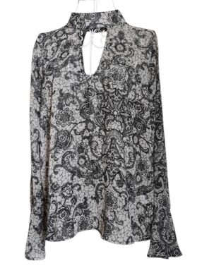 Harlowe & Graham Keyhole Top SZ M